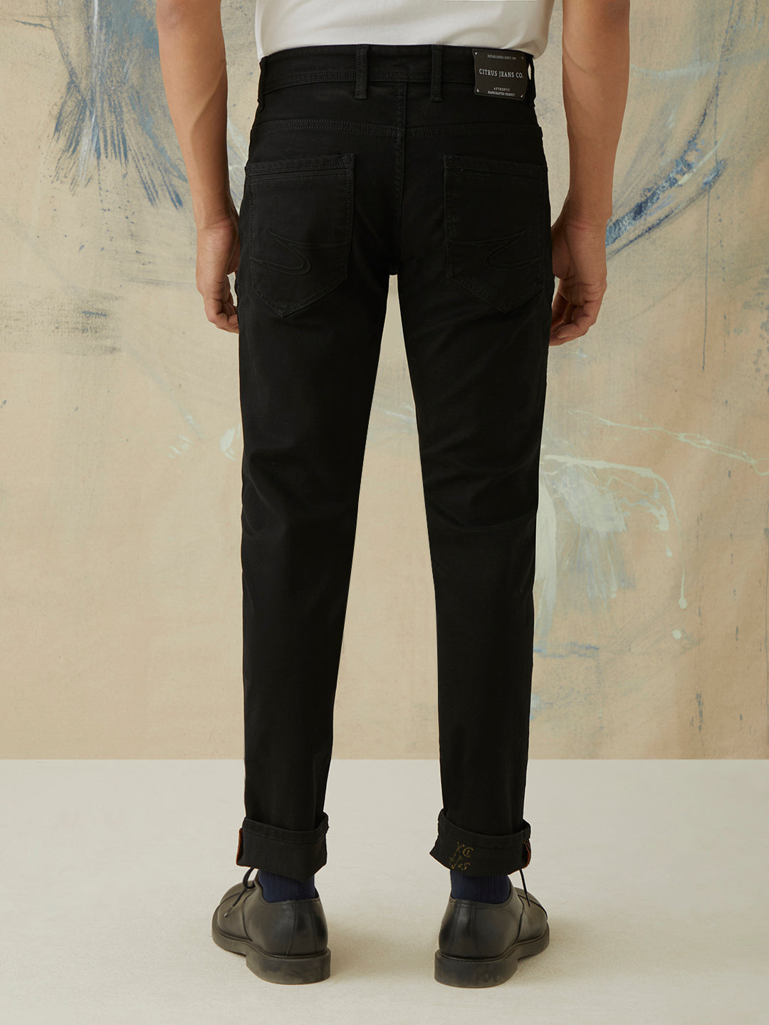 Black Plain Jeans