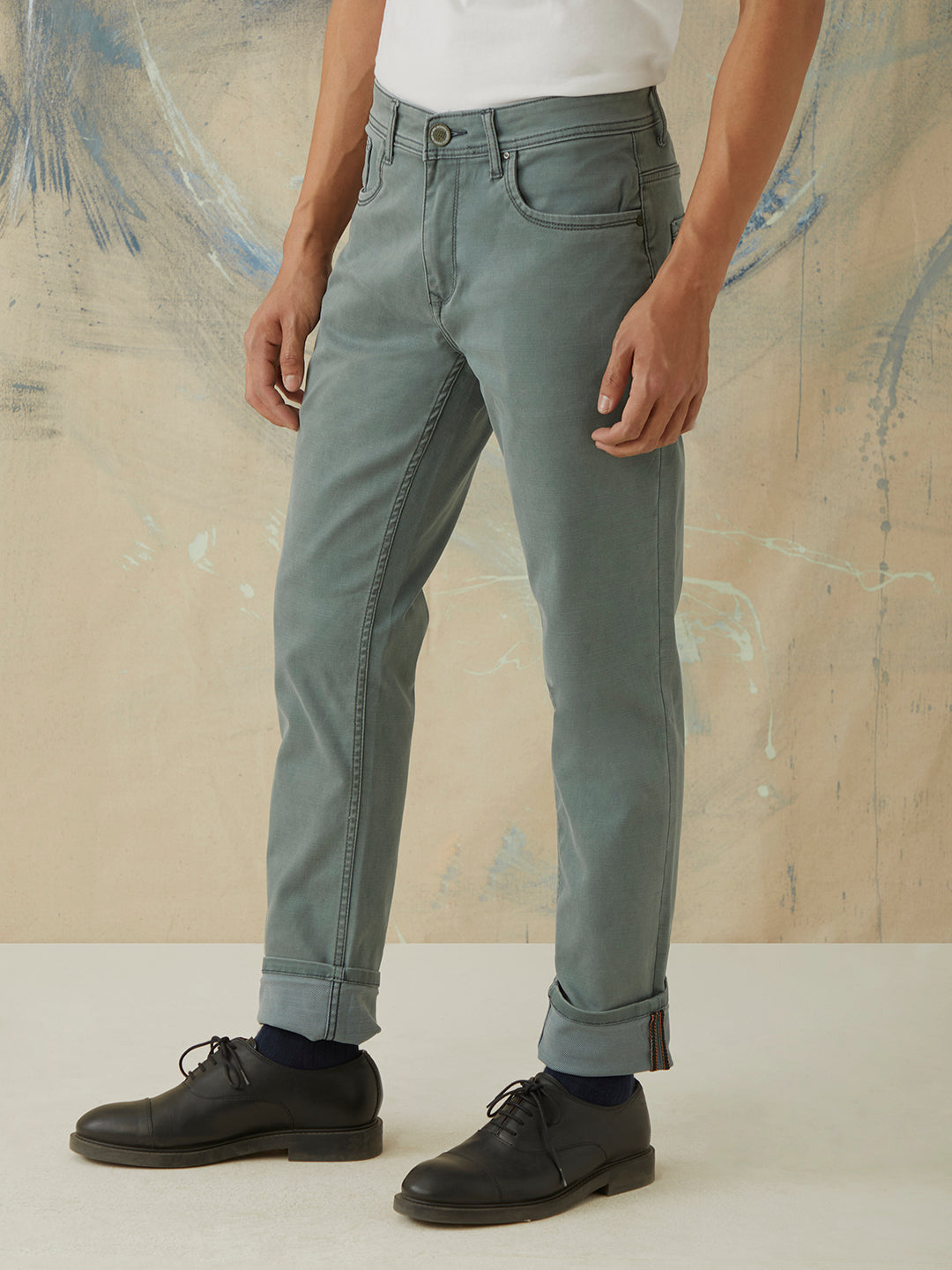 Mallard Green Plain Jeans