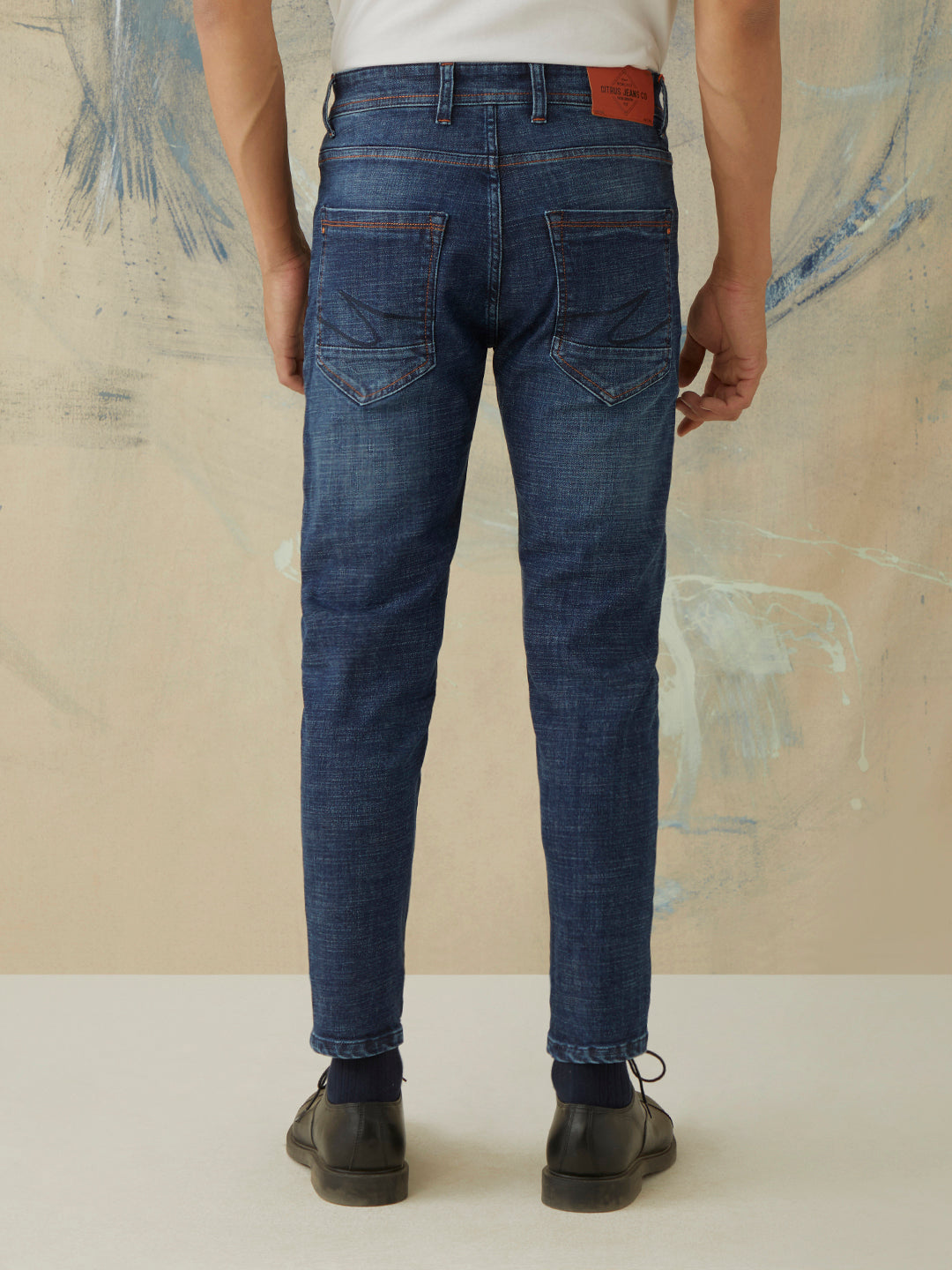 Mid Blue Accented Jeans