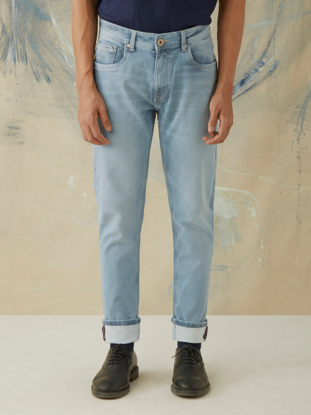 Indigo Plain Jeans