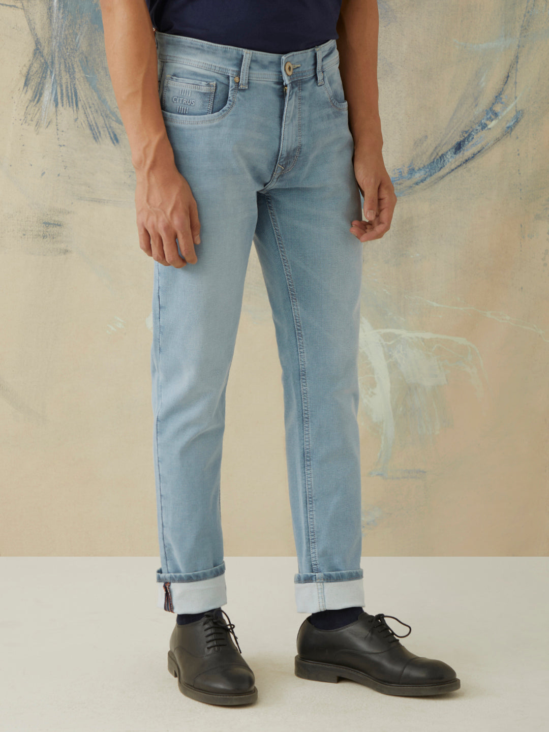 Indigo Plain Jeans