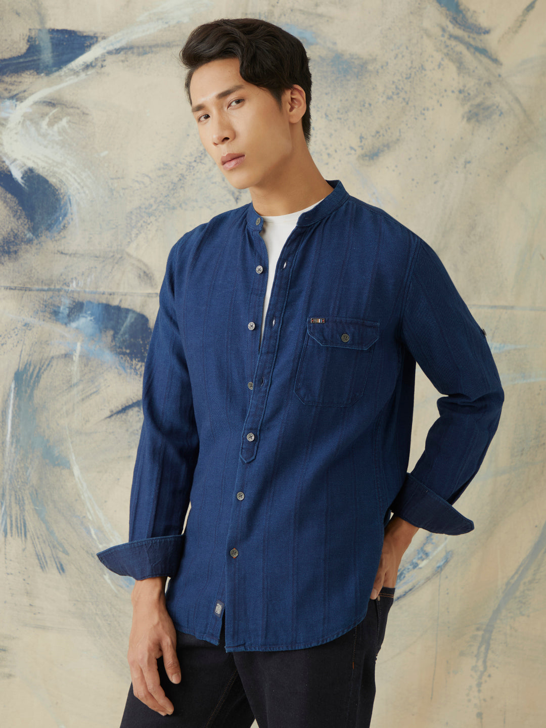 Navy Plain Shirt