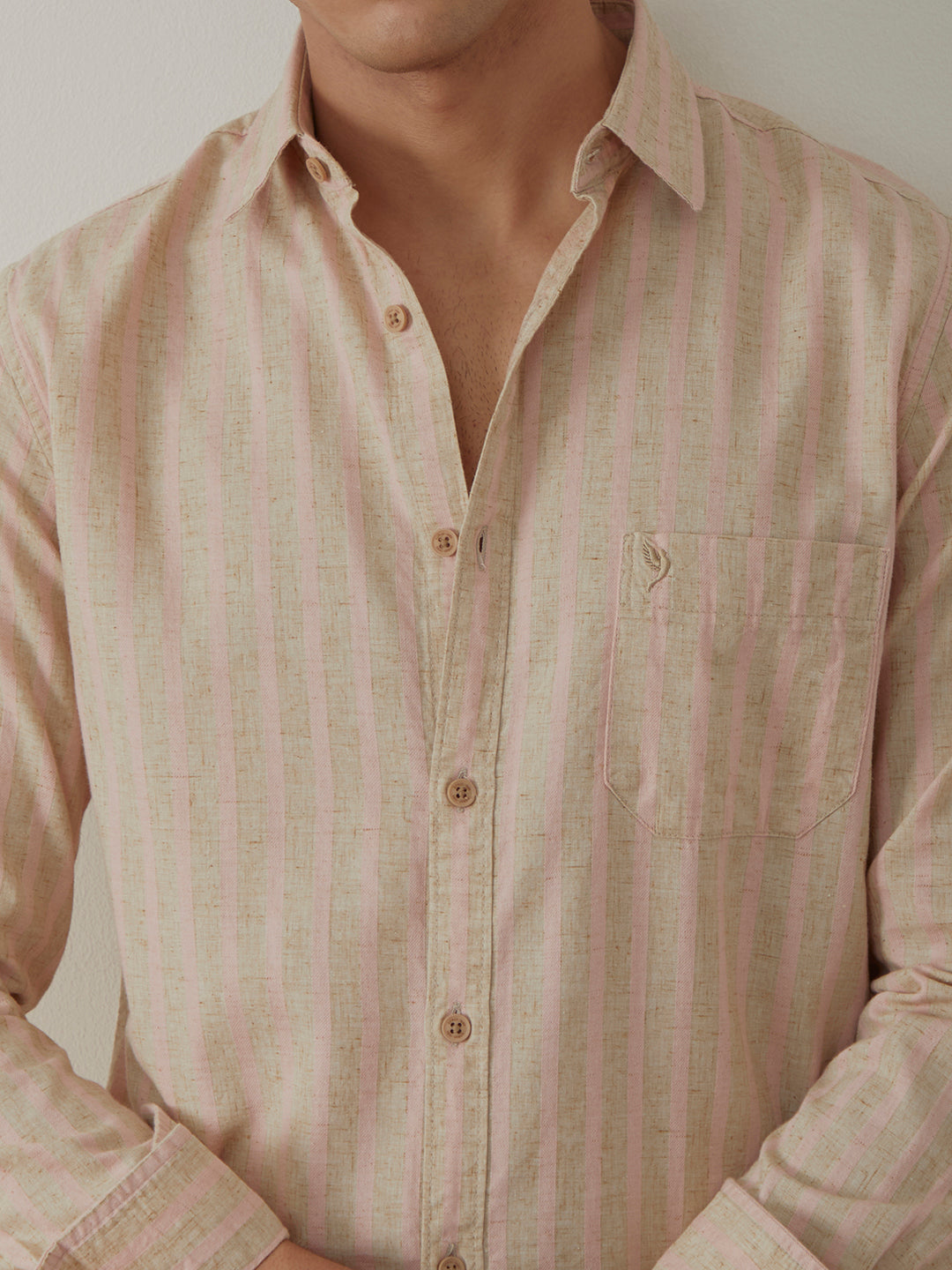 Pink Stripes Button-up Shirt