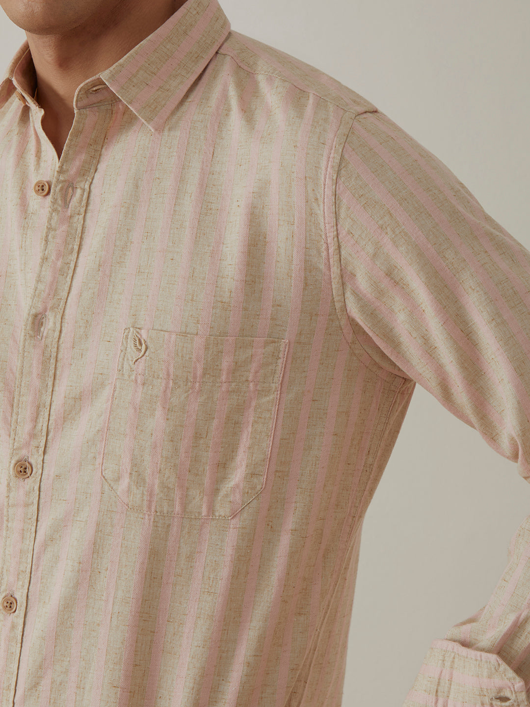 Pink Stripes Button-up Shirt