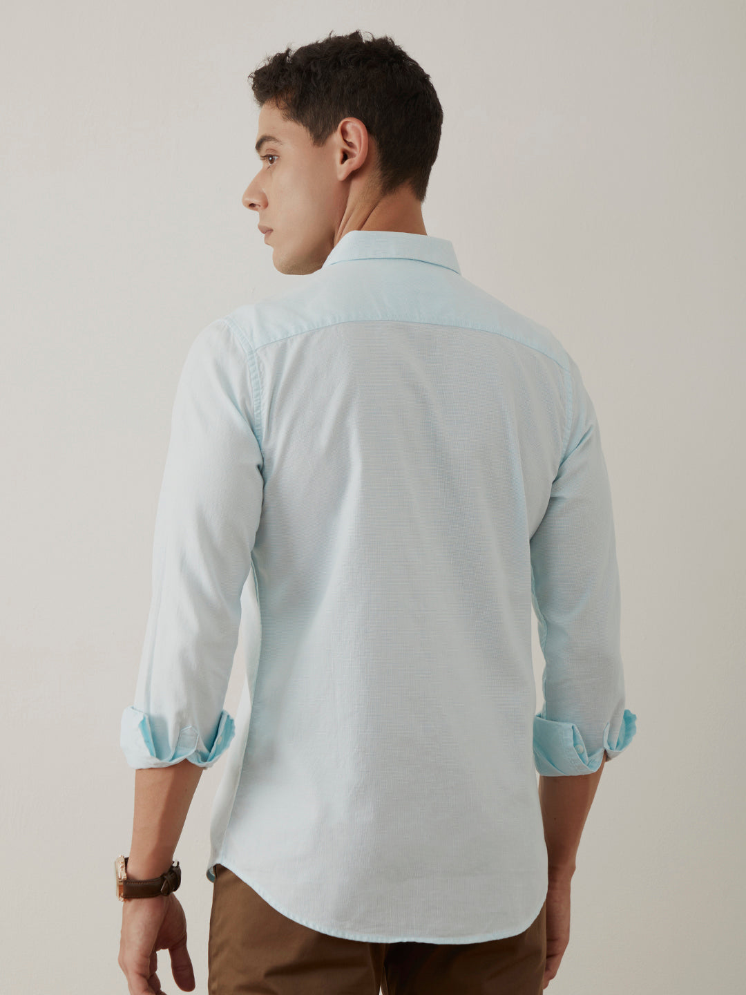 Sea Green Plain Shirt