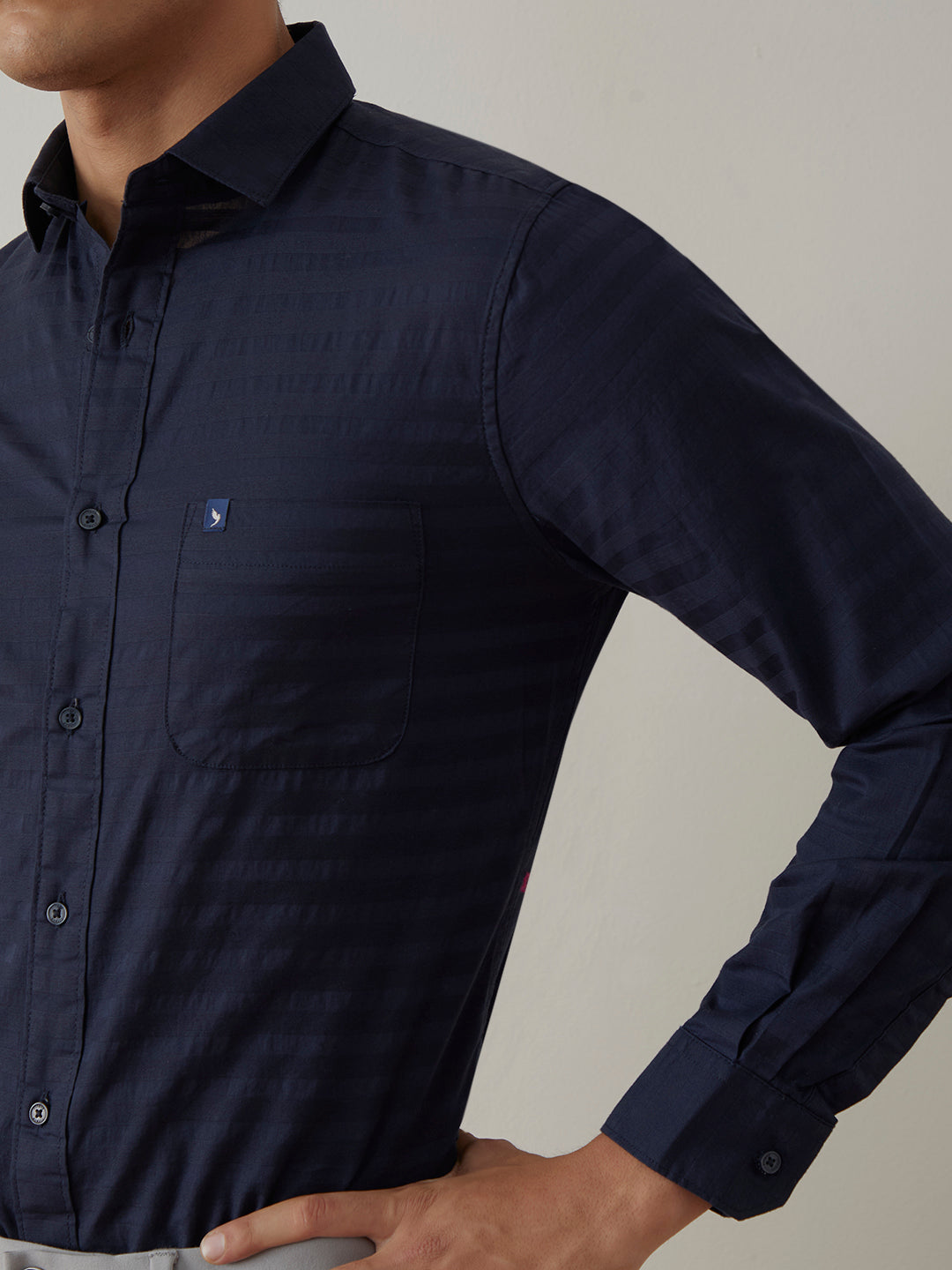 Navy Stripes Shirt