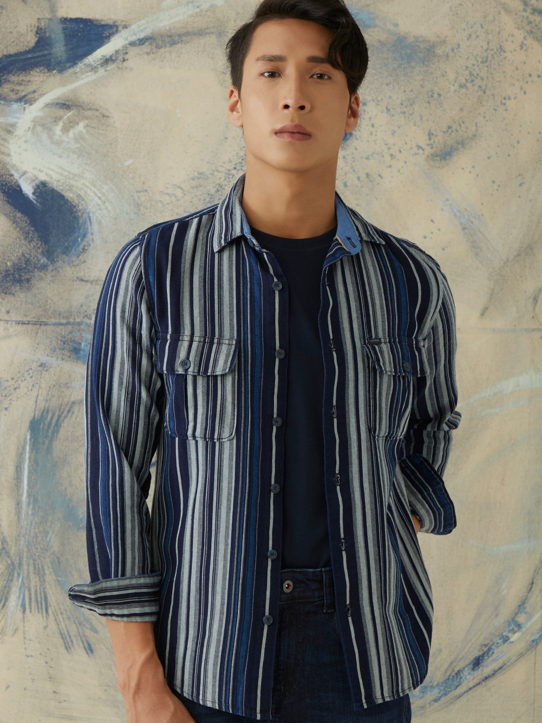 Indigo Stripes  Shirt