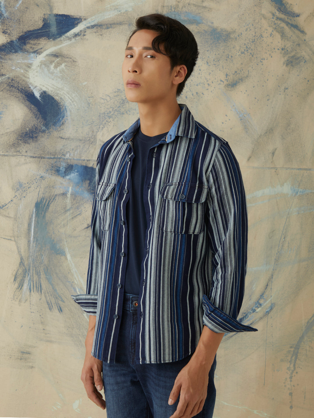 Indigo Stripes  Shirt