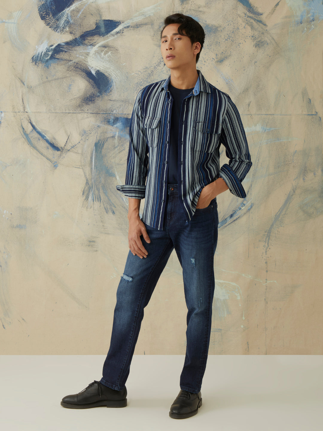 Indigo Stripes  Shirt