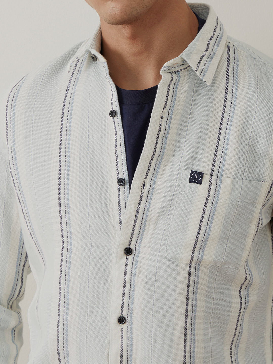 Light Blue Stripes Shirt