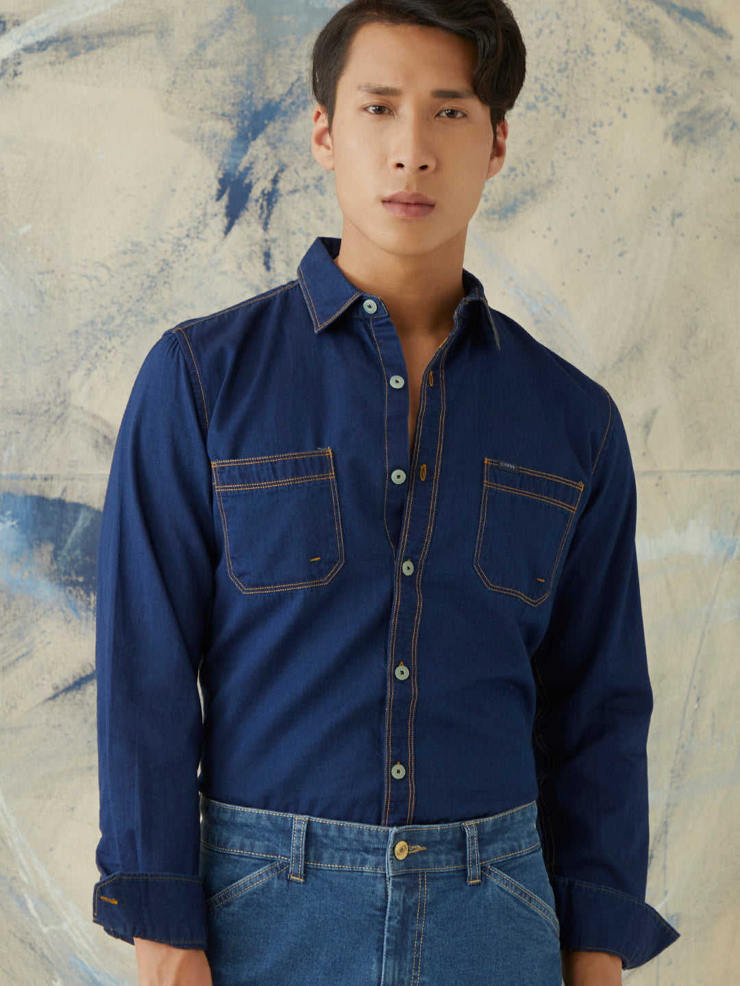 Navy Plain Shirt