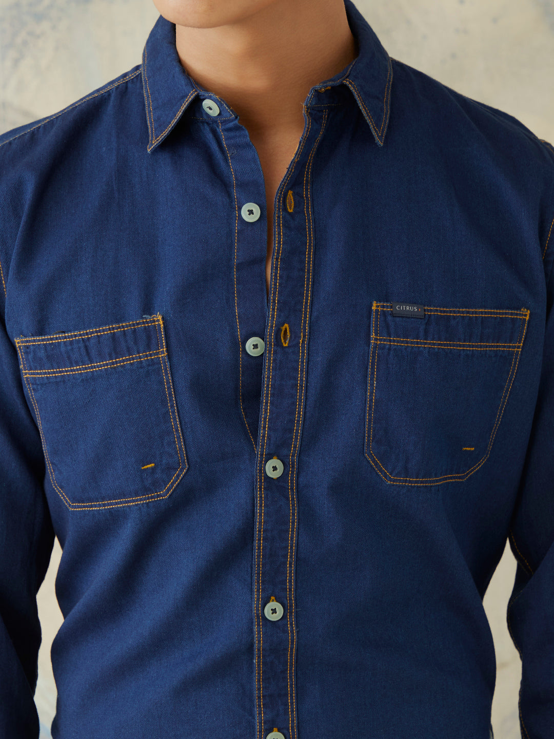 Navy Plain Shirt