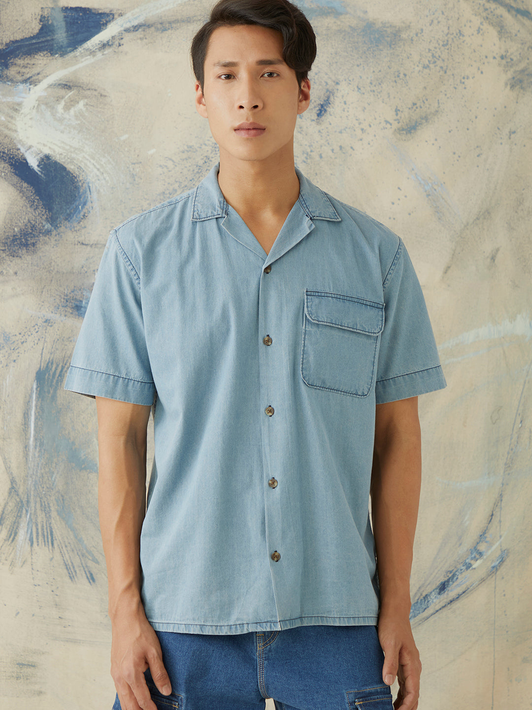 Indigo Plain Shirt