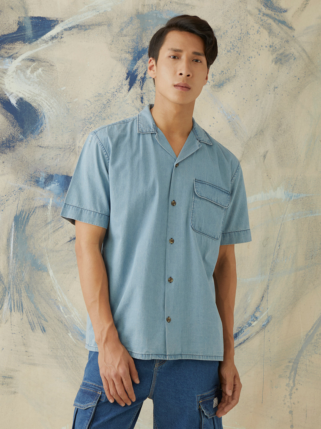 Indigo Plain Shirt