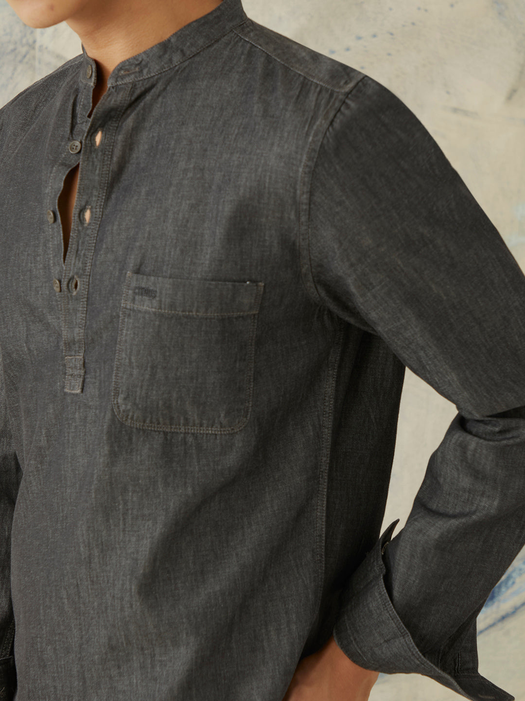 Black Plain Shirt