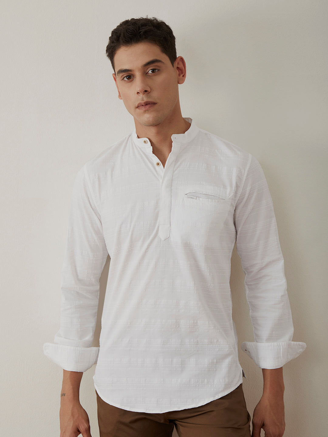 White Plain Kurta