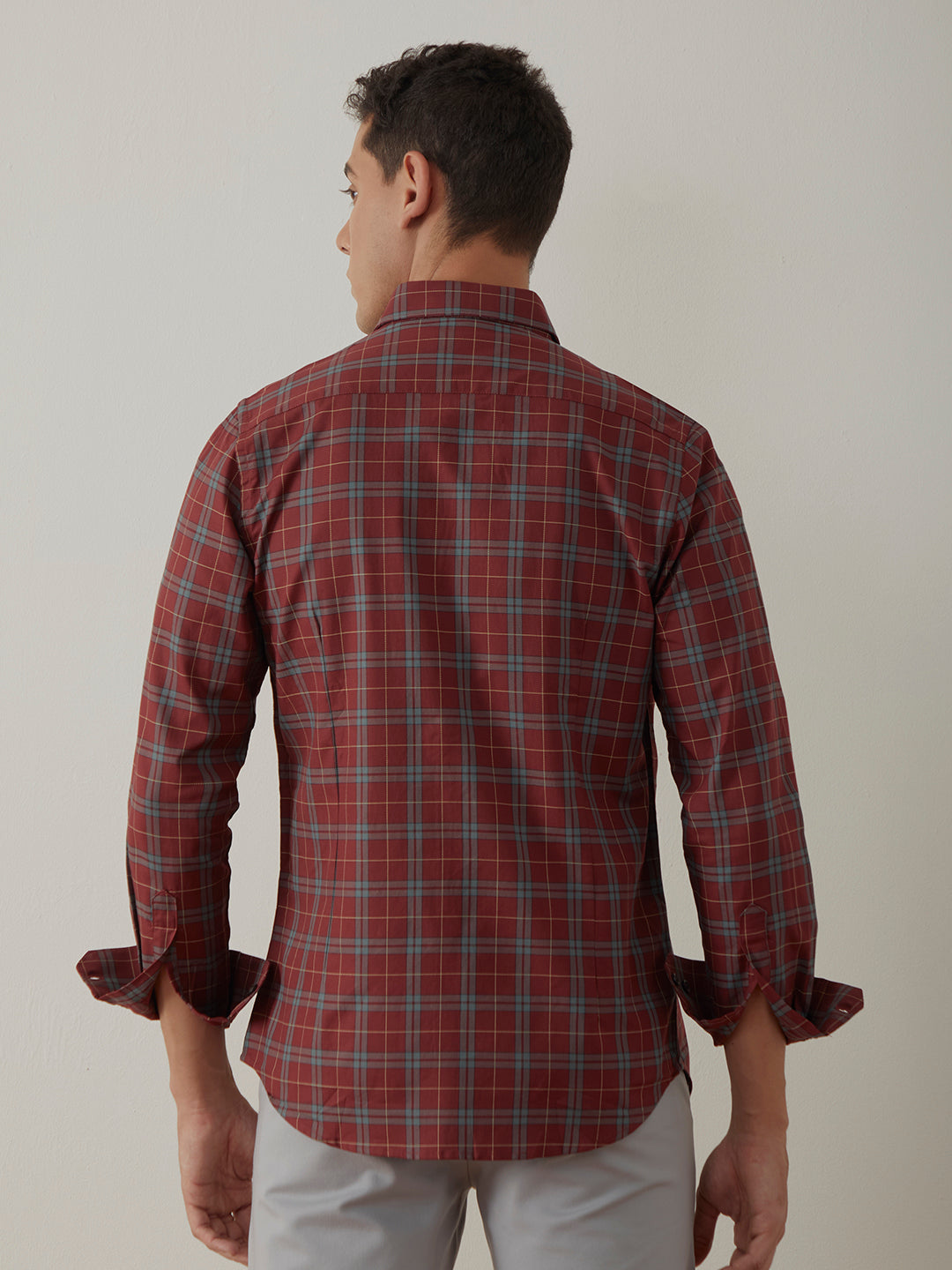 Rust Checks Resort Shirt