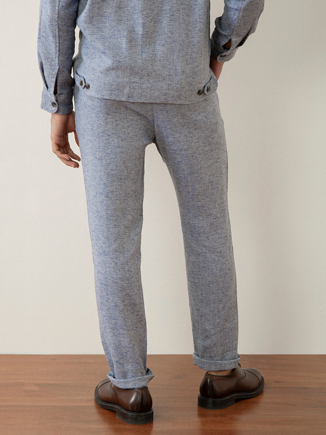 Navy Cotton Pants