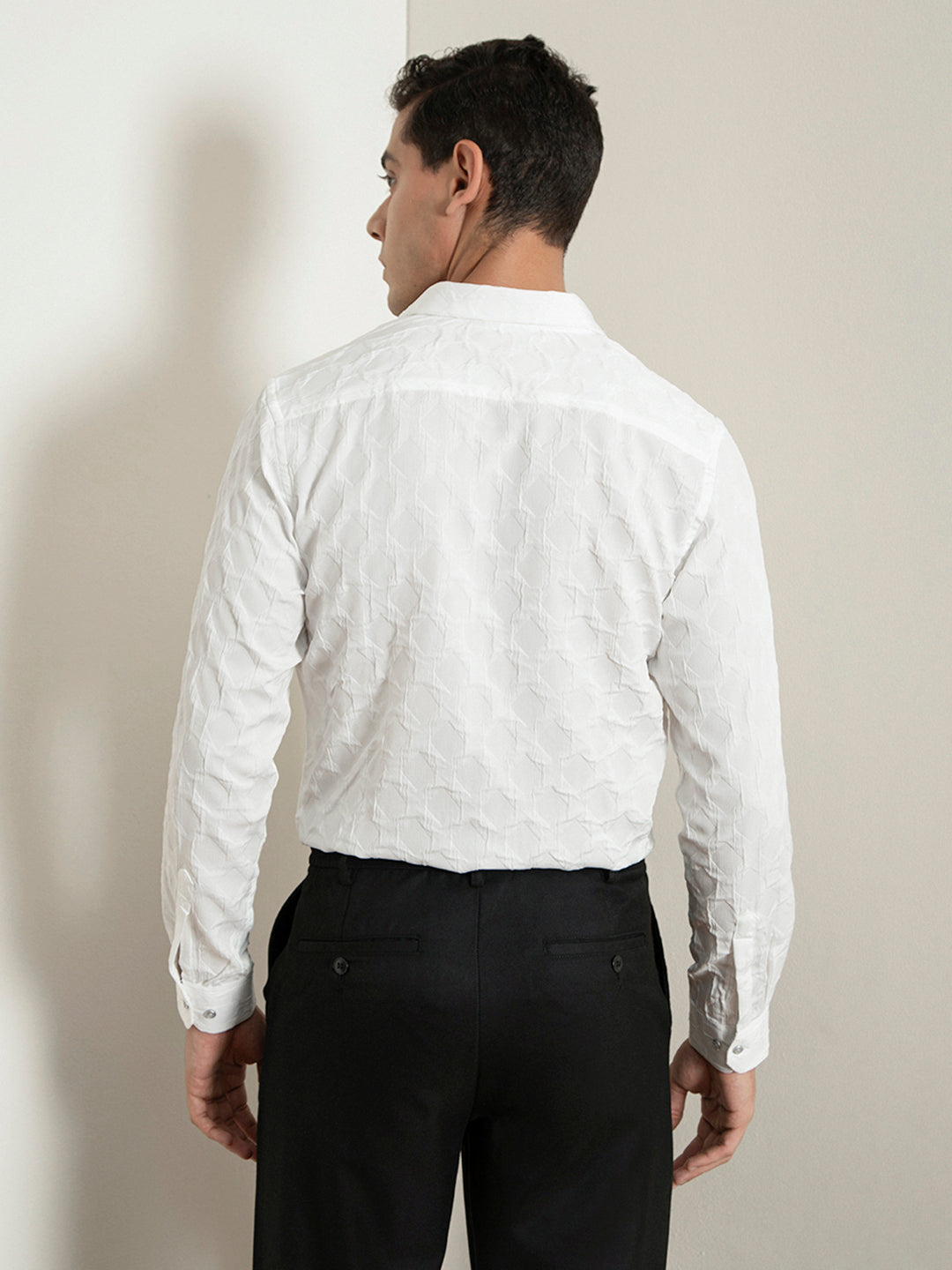 White Plain Full Sleeve Shirt