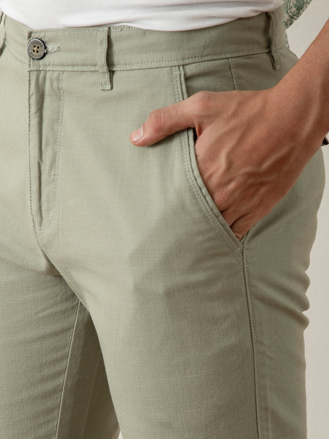 Pista Solid Slim Fit Trouser