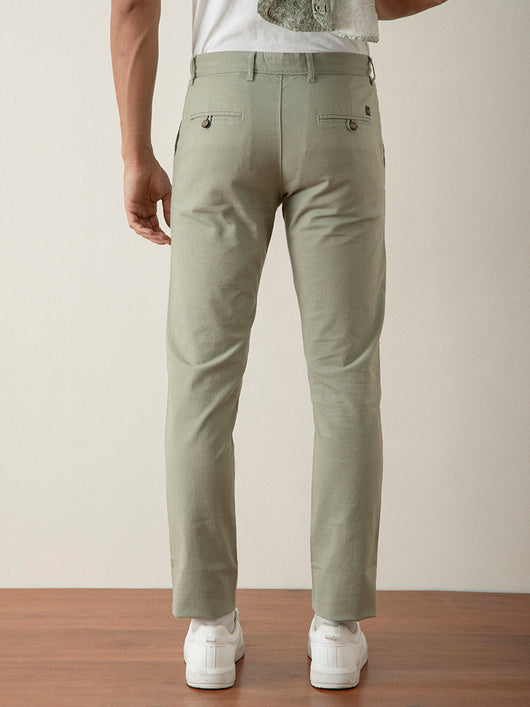 Pista Solid Slim Fit Trouser