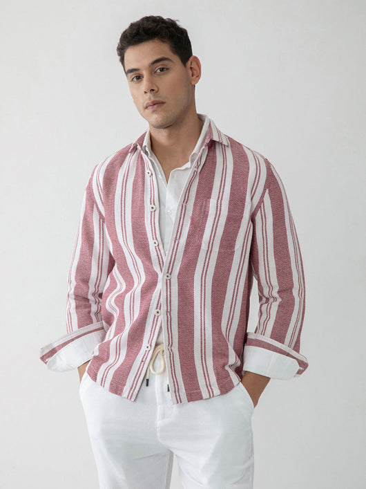 Red And White Stripes Jacket