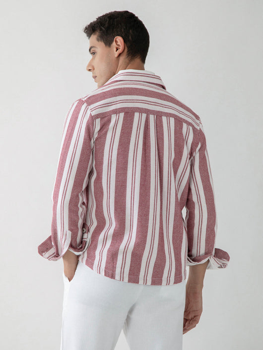 Red And White Stripes Jacket