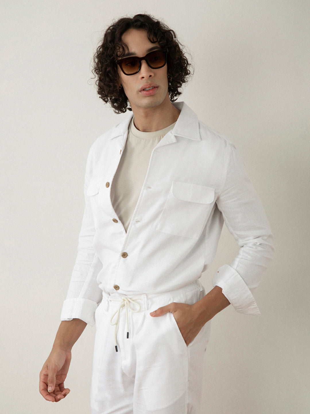 White Plain Summer Jacket