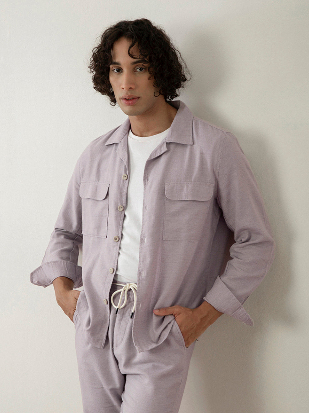 Lavender Plain Summer Jacket