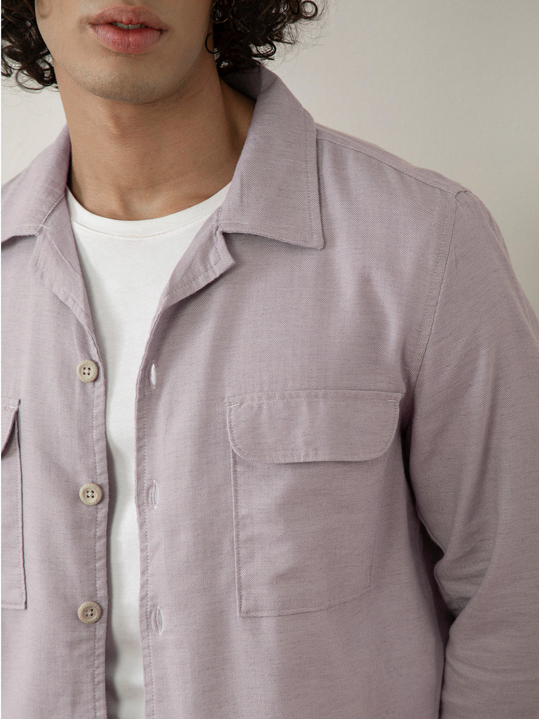 Lavender Plain Summer Jacket