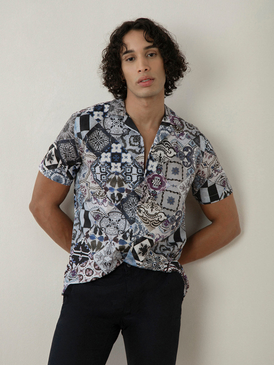 Blue Print Resort Shirt