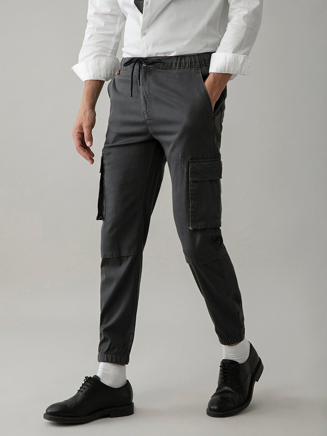 Grey Cargo Pants