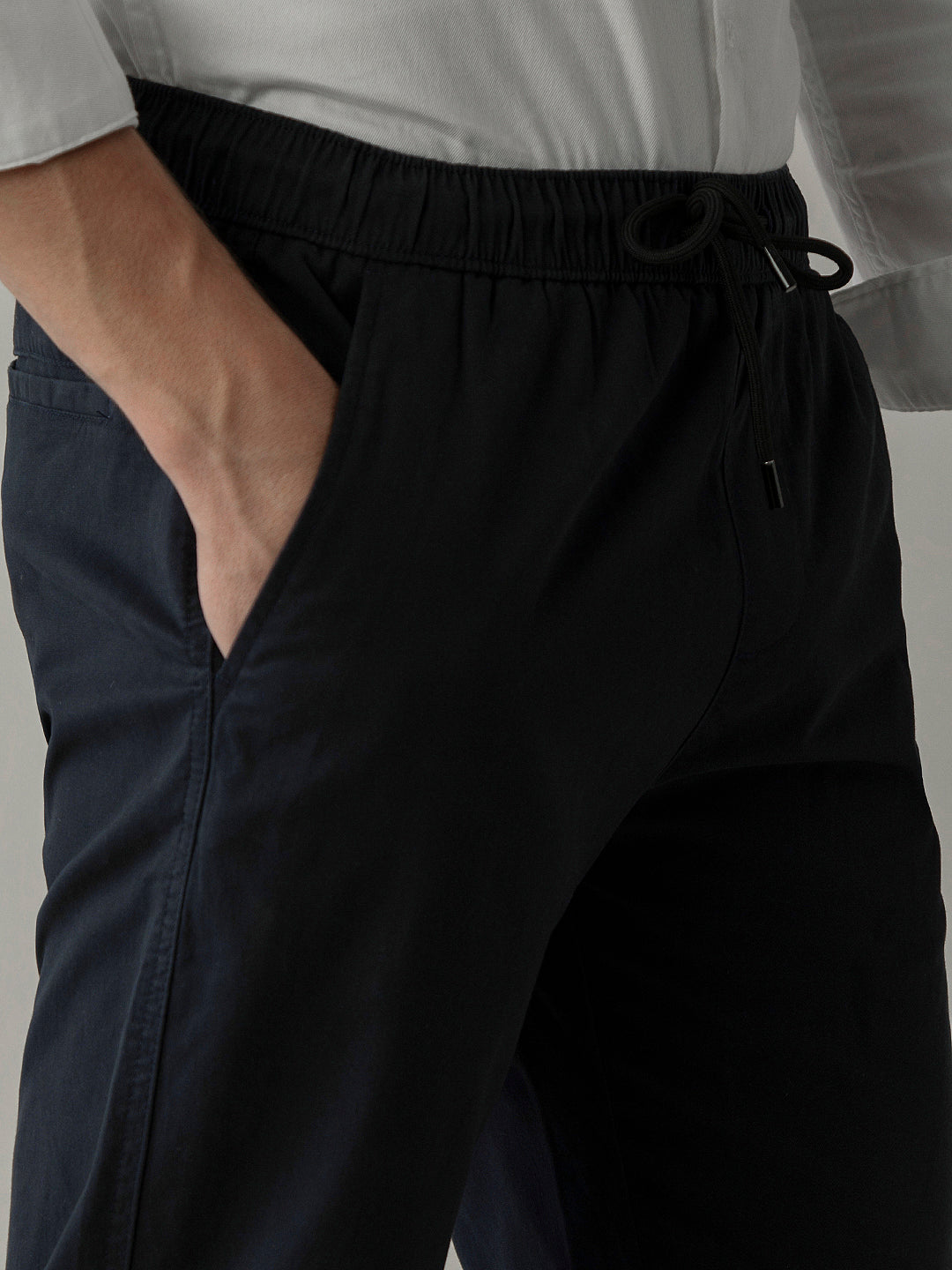 Navy Plain Joggers