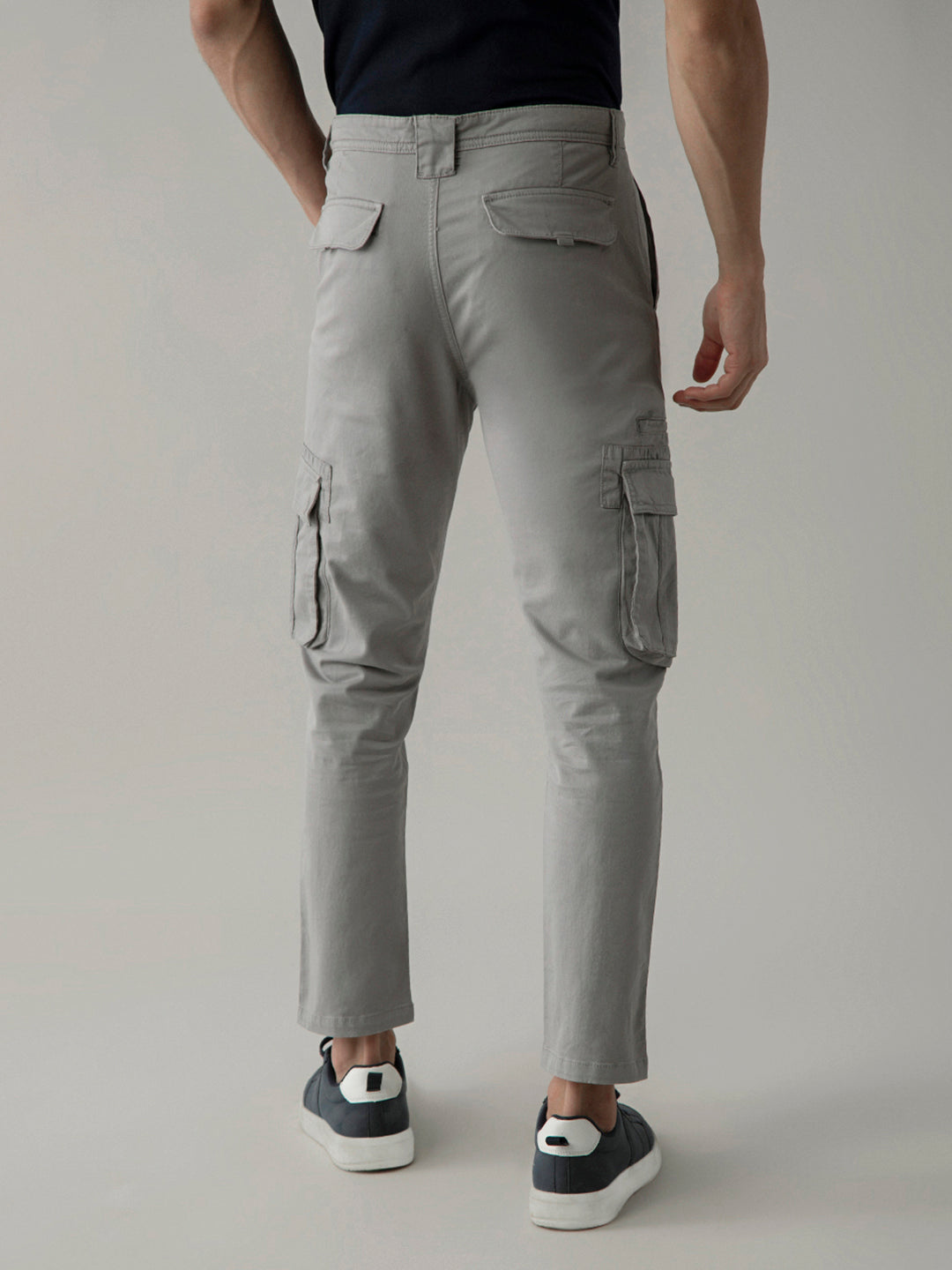 Grey Cargo Pants