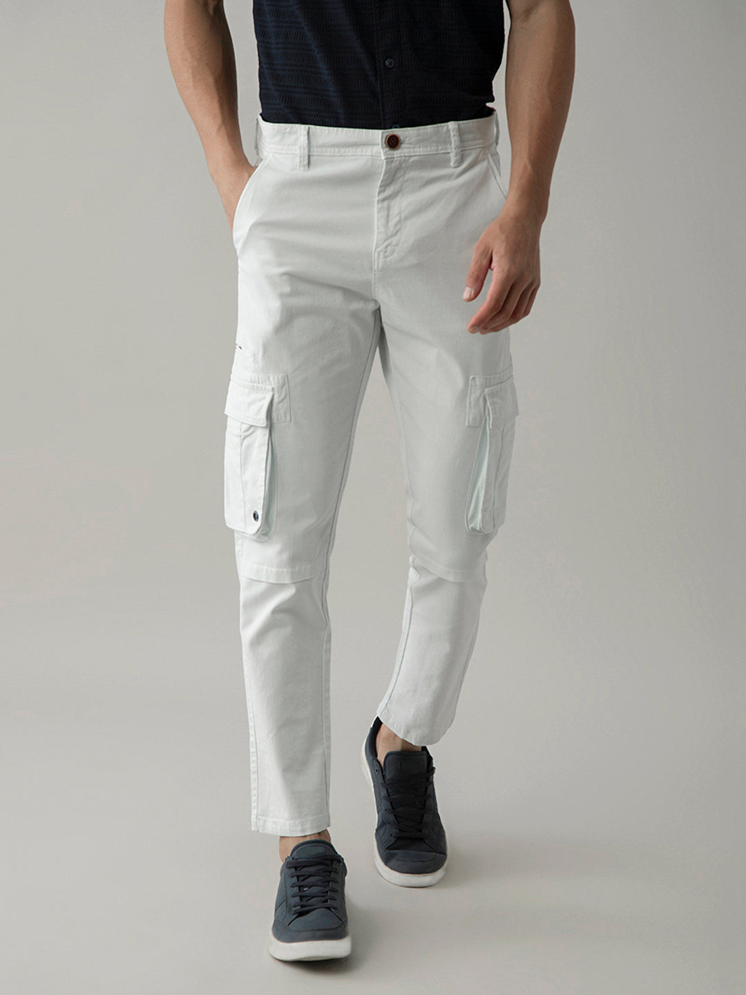 Blue Cargo Pants